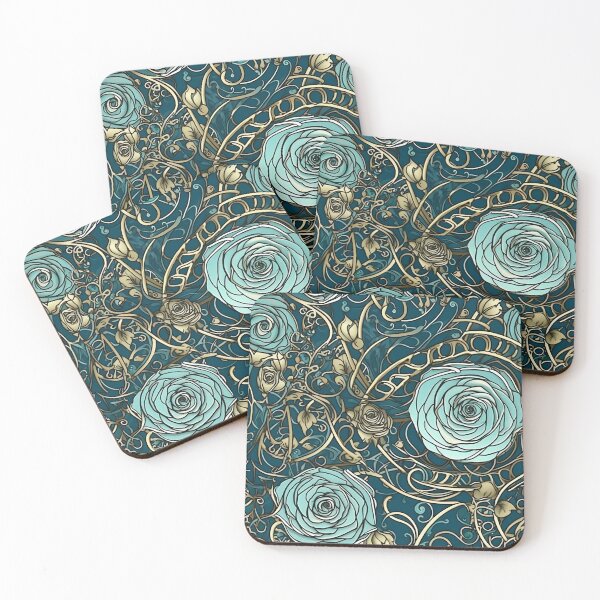 Item preview, Baby Blue Rose Pattern designed and sold by RooArtistry.