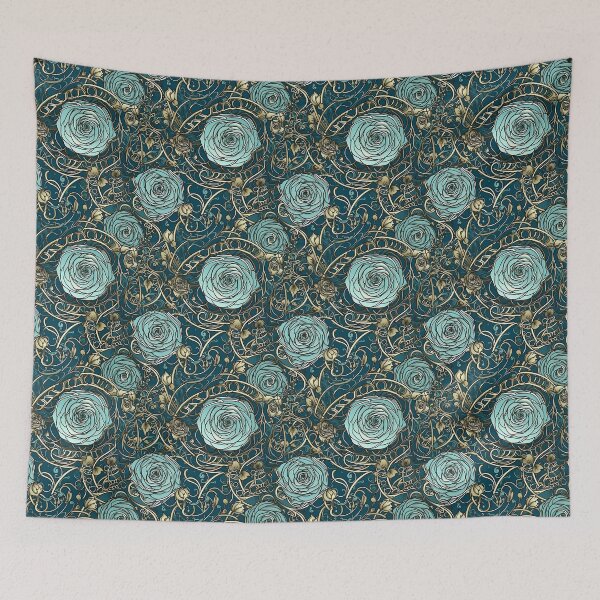 Item preview, Baby Blue Rose Pattern designed and sold by RooArtistry.