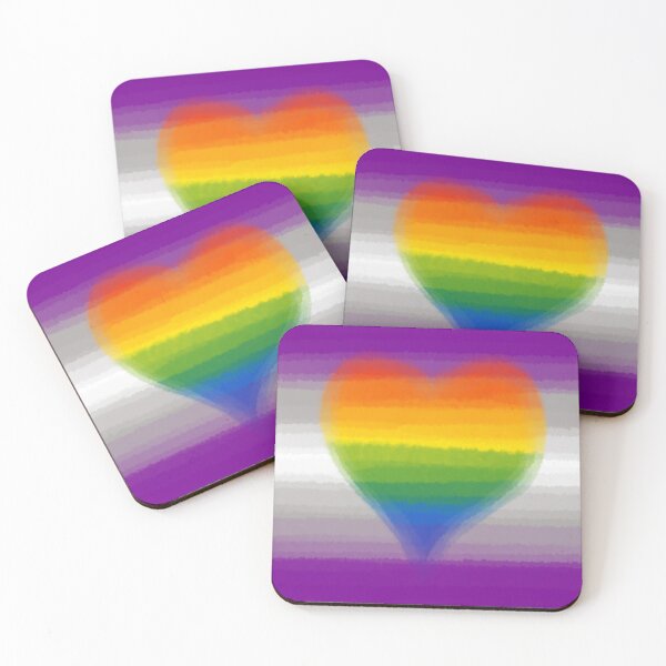 Item preview, Watercolor Greysexual Homoromantic Gay Pride Flag designed and sold by Sum-Thangs.