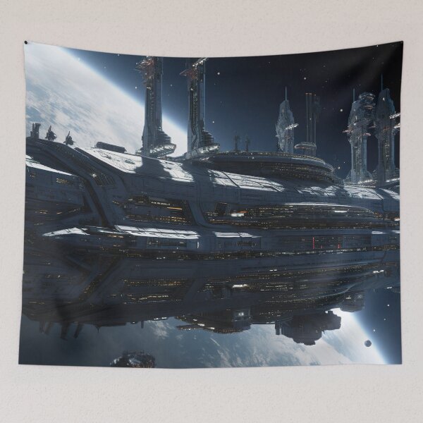 Item preview, Cosmic Armada: The Flagship designed and sold by PrintCove.