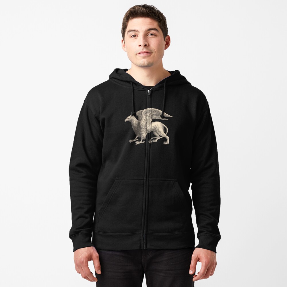 Item preview, Zipped Hoodie designed and sold by madeulaugh.
