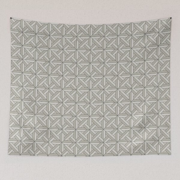 Item preview, Geometric Pattern: Castel: Slate designed and sold by Red Wolf.