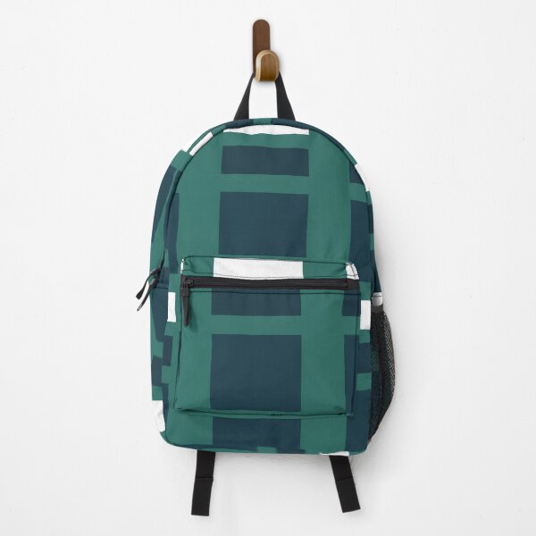 Item preview, Teal White Blue Checkers Plaid Pattern designed and sold by Nisha Prabhu.