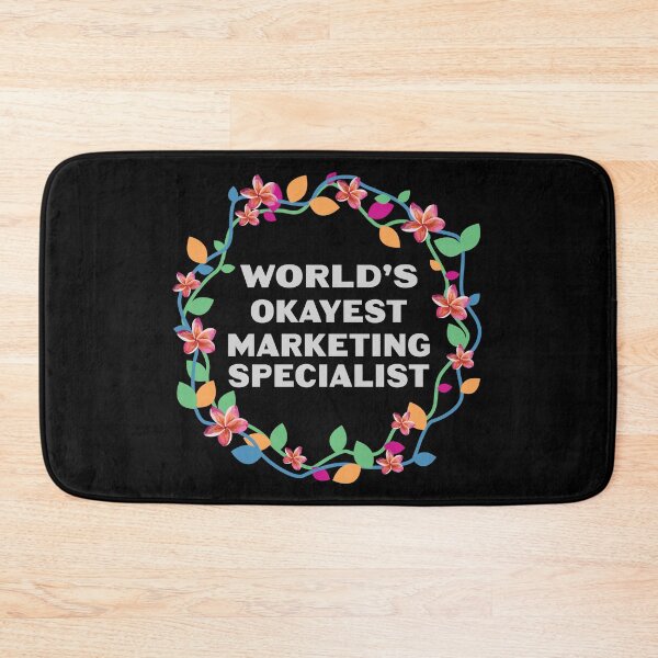 Item preview, Worlds okayest marketing specialist, funny marketing specialist job ,marketing specialist humor, marketing specialist joke,meme, designed and sold by SGS-.