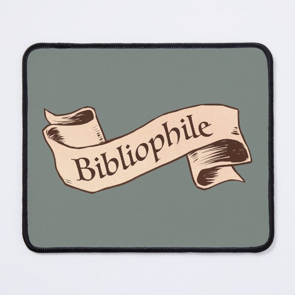 Item preview, Banner Bibliophile, reader slogan designed and sold by ArtPau.