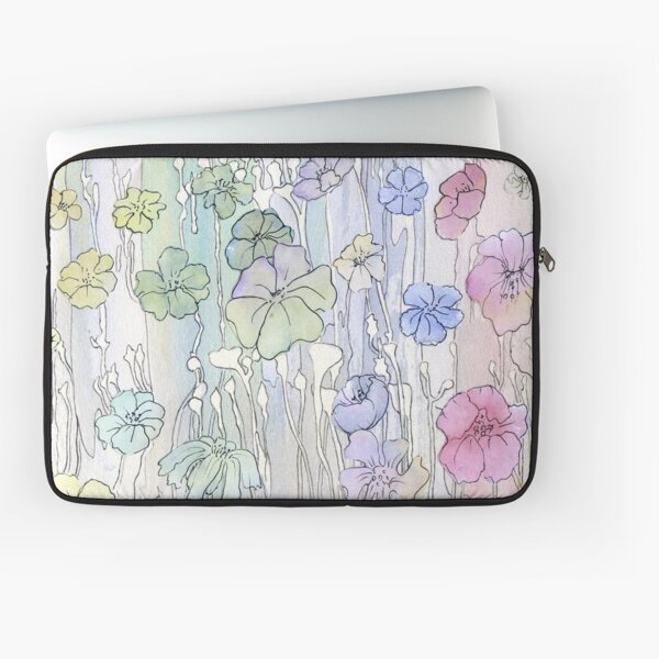 Floral Watercolour Collage 2  Laptop Sleeve