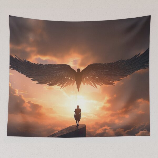 Item preview, Flight of the Winged Human designed and sold by PrintCove.