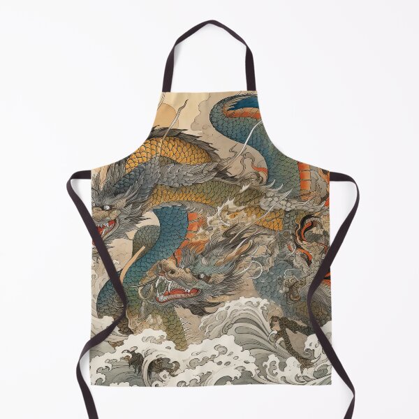 Item preview, Vintage illustration of a Japanese style Dragon designed and sold by Mulakart.