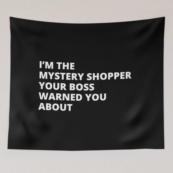 Item preview, Copy of Mystery Shopper Be Nice To Me designed and sold by AlpacaSmokes.