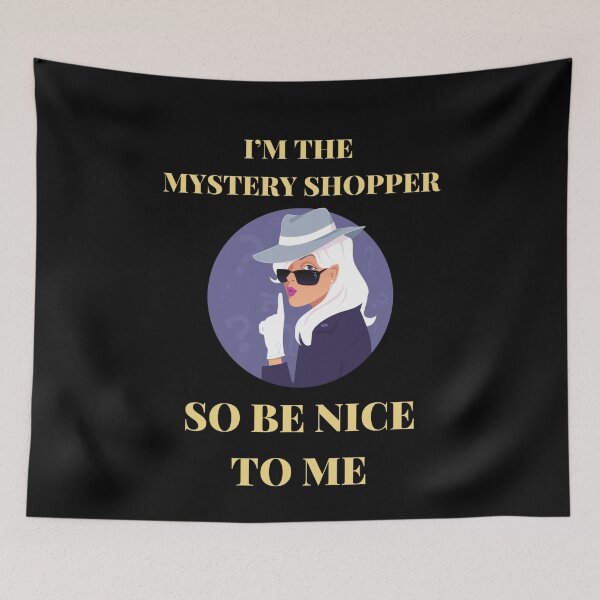 Item preview, I'm The Mystery Shopper Woman designed and sold by AlpacaSmokes.