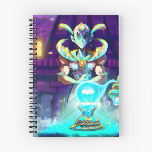 Item preview, Lamp Genie In Cyberpunk Universe designed and sold by KalipsoArt.