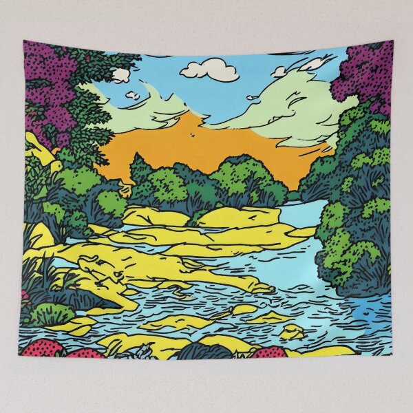Item preview, Tree Lined Shores designed and sold by The Bubble 1307.