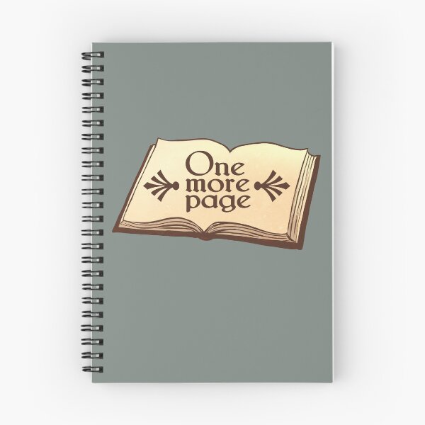 Item preview, One more page, reader slogan designed and sold by ArtPau.