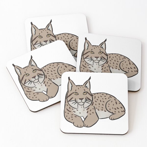 Artikelvorschau, Niedliche Luchs-Illustration entworfen und verkauft von Yarafantasyart.