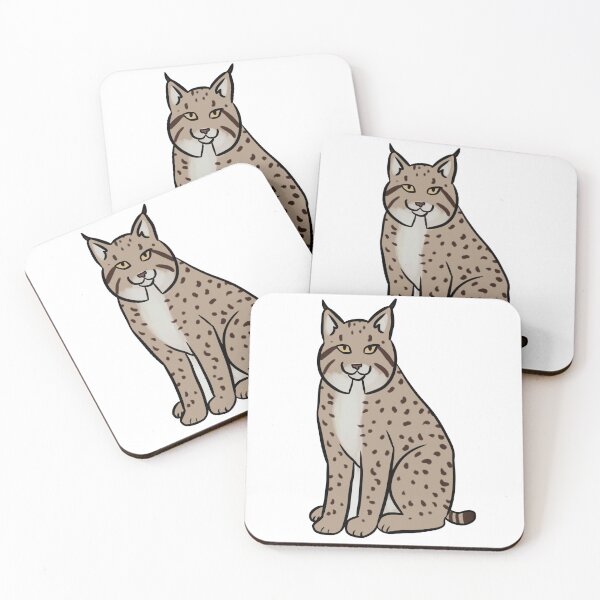 Item preview, Cute lynx illustration designed and sold by Yarafantasyart.