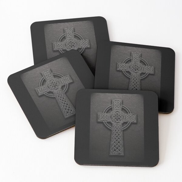 Item preview, Celtic Knotwork Cross Leather Texture 1 designed and sold by The Learning Curve Photography.