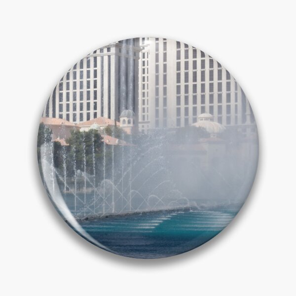 Item preview, Splash and Mist Hugged by Luxury Hotels - Bellagio Fountains Las Vegas designed and sold by Georgia Mizuleva.