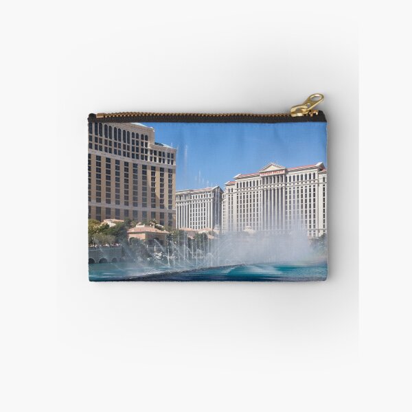 Item preview, Splash and Mist Hugged by Luxury Hotels - Bellagio Fountains Las Vegas designed and sold by Georgia Mizuleva.