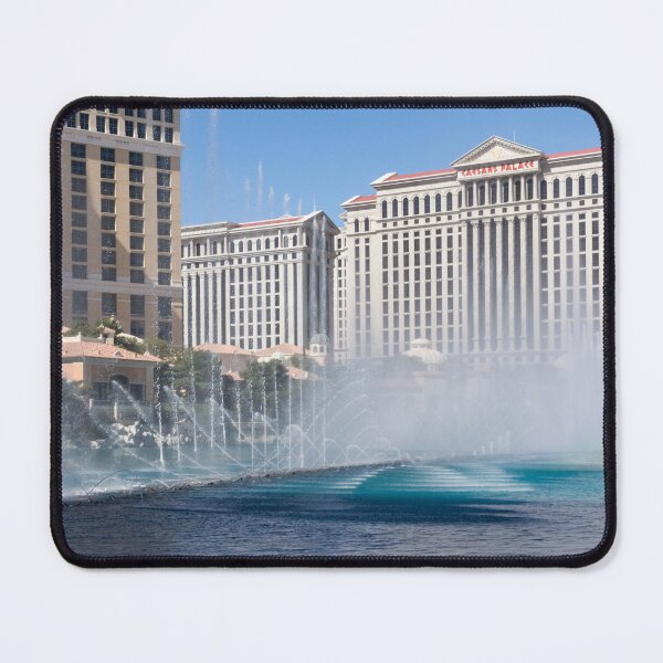 Item preview, Splash and Mist Hugged by Luxury Hotels - Bellagio Fountains Las Vegas designed and sold by Georgia Mizuleva.