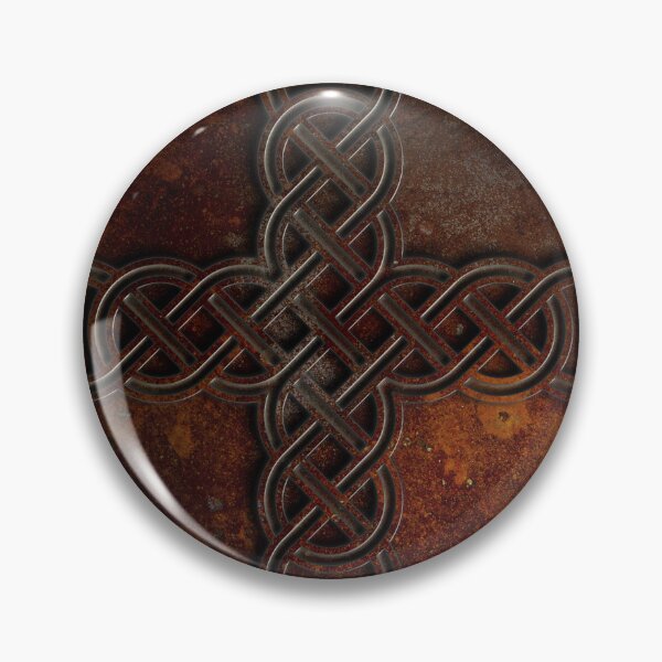 Item preview, Celtic Knotwork Cross Rust Texture No 1 designed and sold by The Learning Curve Photography.