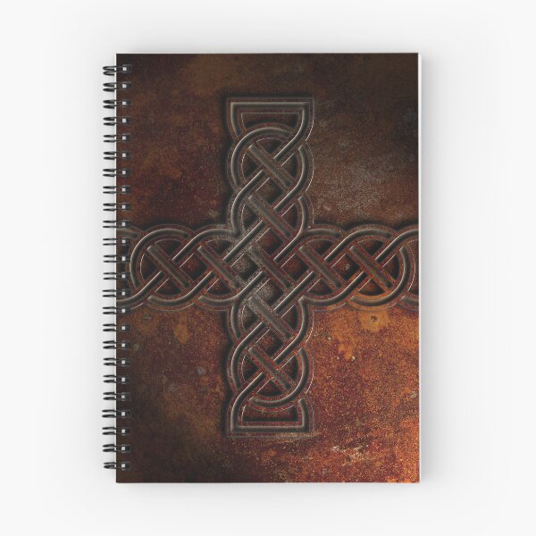 Item preview, Celtic Knotwork Cross Rust Texture No 1 designed and sold by The Learning Curve Photography.
