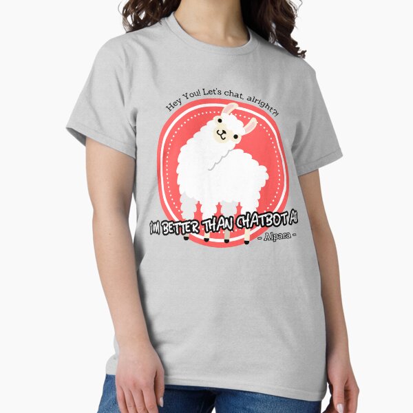 Item preview, better than chatbot AI - alpaca designed and sold by PositiveIdeas.