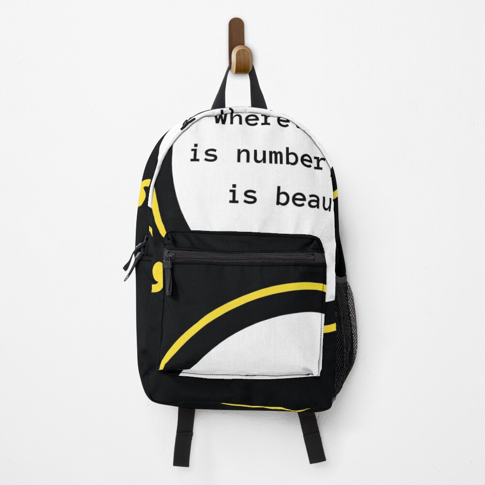 Item preview, Backpack designed and sold by MathVerge.