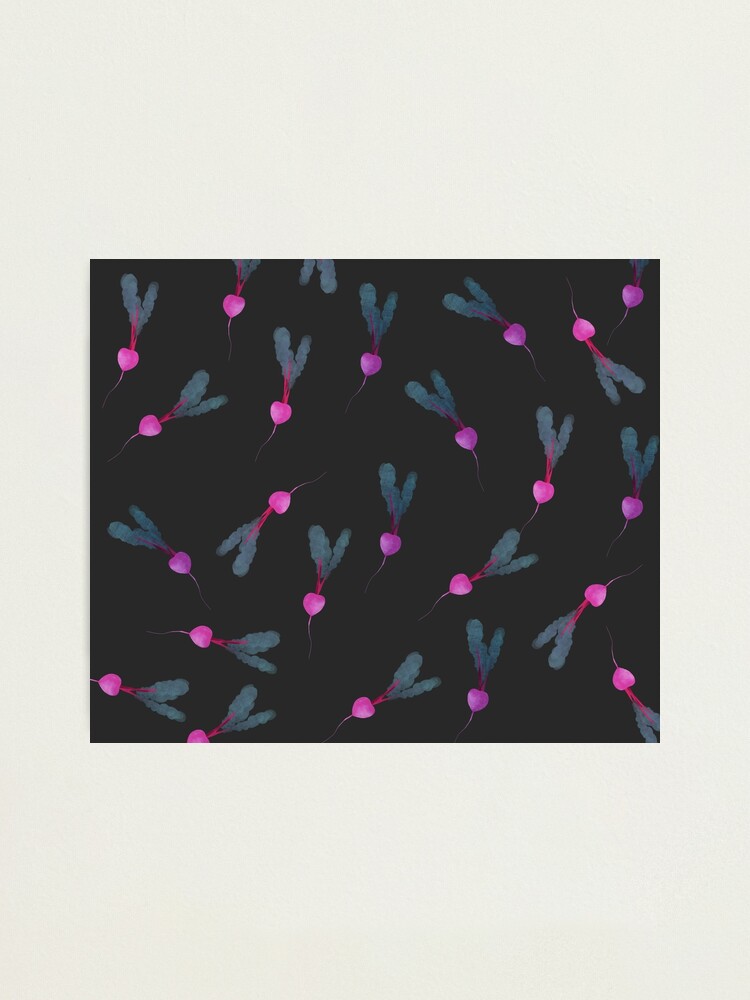 Alternate view of Patterns Everyday_ Beets Rain Photographic Print