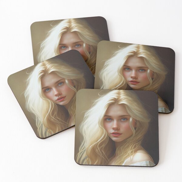 Item preview, Pretty young blonde woman designed and sold by MajinCactus.