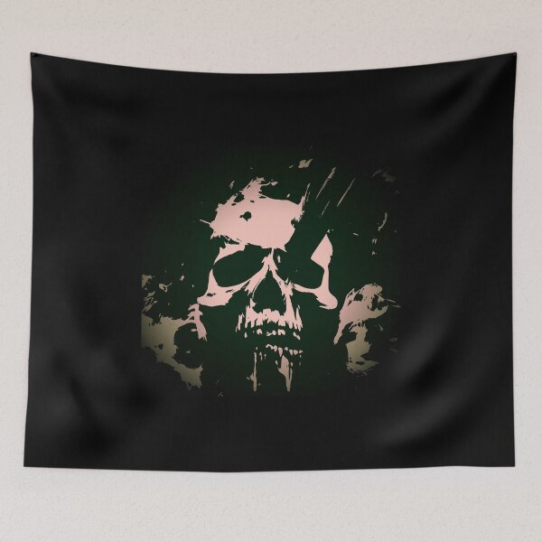 Item preview, brutal skull paint splatter designed and sold by weirdove.