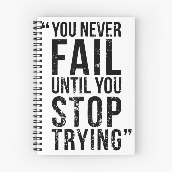 Item preview, Grunge Text - You Never Fail Until You Stop Trying designed and sold by scribbles-23.