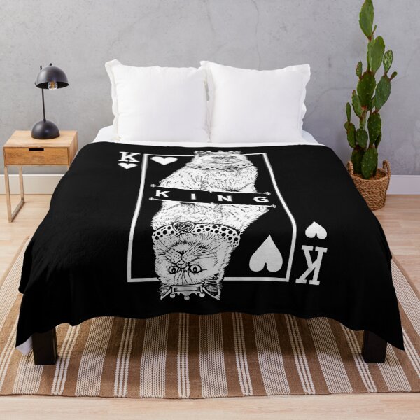 Item preview, Persian Cat Lover King Of Hearts Funny Pop Art designed and sold by GrandeDuc.