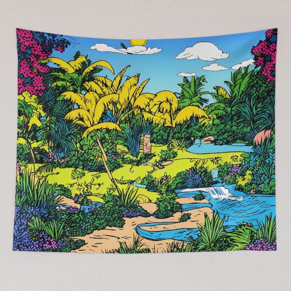 Item preview, Tropical Landscape designed and sold by The Bubble 1307.