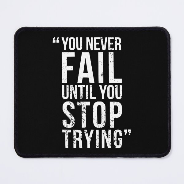 Item preview, Grunge Text - You Never Fail Until You Stop Trying designed and sold by scribbles-23.