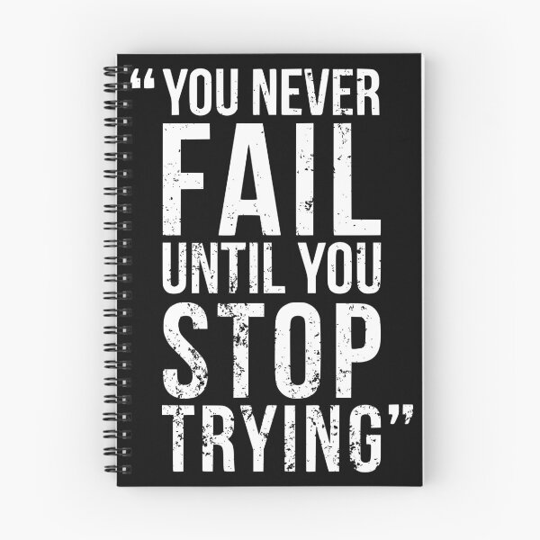 Item preview, Grunge Text - You Never Fail Until You Stop Trying designed and sold by scribbles-23.
