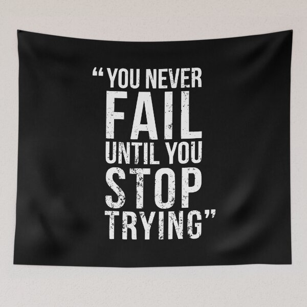 Item preview, Grunge Text - You Never Fail Until You Stop Trying designed and sold by scribbles-23.