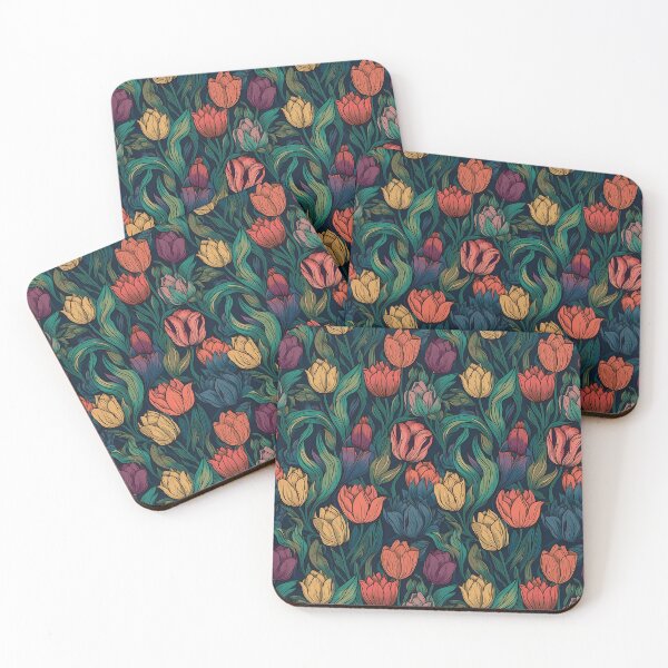 Item preview, Tulips floral pattern designed and sold by dacivoje.
