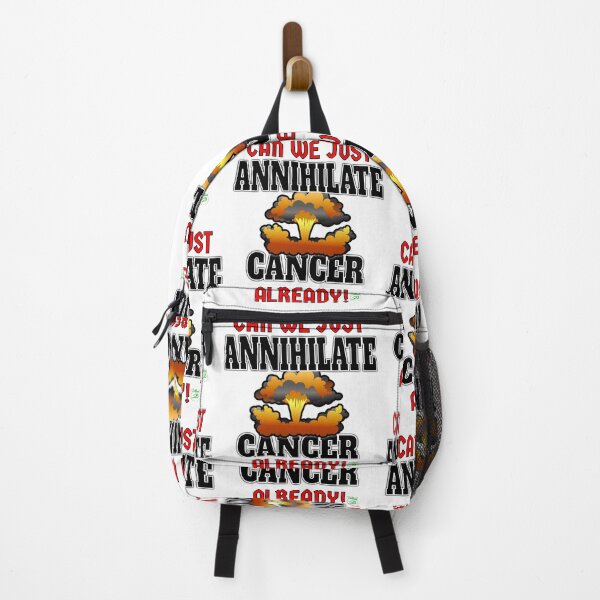 Item preview, Annihilate Cancer! Red & Black designed and sold by BelindaApps.