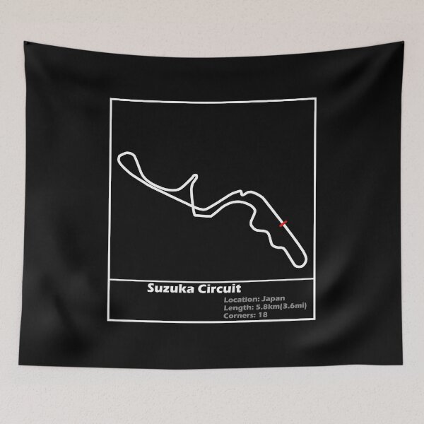 Item preview, Suzuka Circuit GP  (White) designed and sold by Flamurdesign.