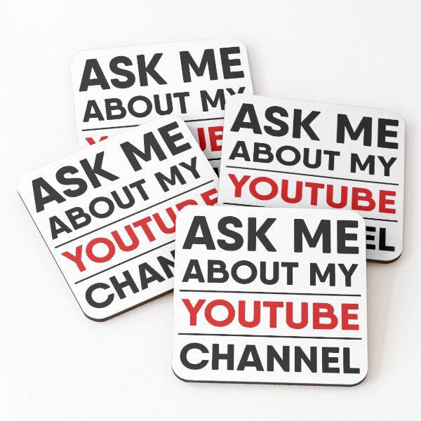 Item preview, Ask Me About My Youtube Channel Funny Youtube design designed and sold by RiciPaneto.