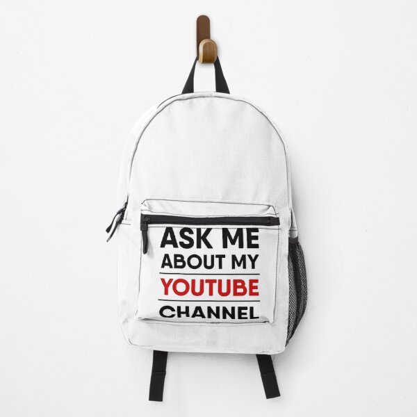 Item preview, Ask Me About My Youtube Channel Funny Youtube design designed and sold by RiciPaneto.