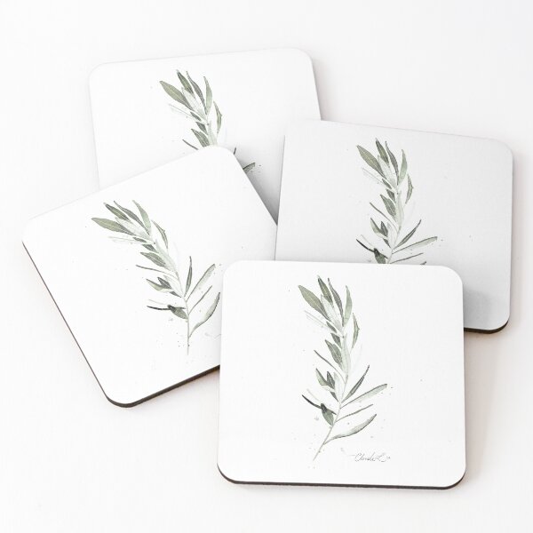 Item preview, Watercolor Olive Leaves designed and sold by Claudi Lourens.