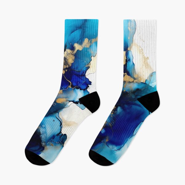 Item preview, Blue Lagoon - Abstract Alcohol Ink Art designed and sold by inkvestor.