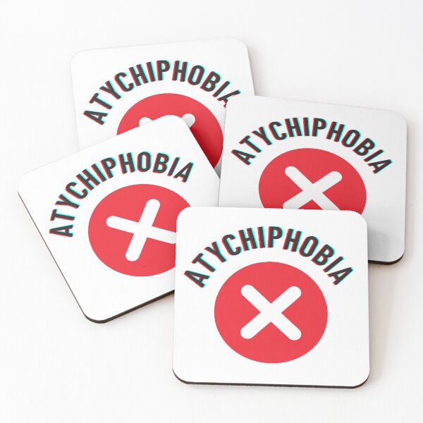 Item preview, atychiphobia never think negative designed and sold by comane.