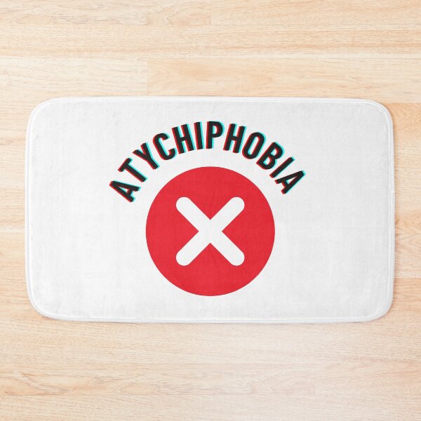 Item preview, atychiphobia never think negative designed and sold by comane.