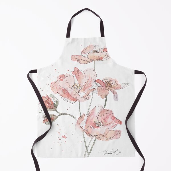 Item preview, Watercolor Pink Poppies designed and sold by Claudi Lourens.