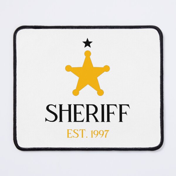 Item preview, Sheriff Yellow Black designed and sold by VRedBaller.