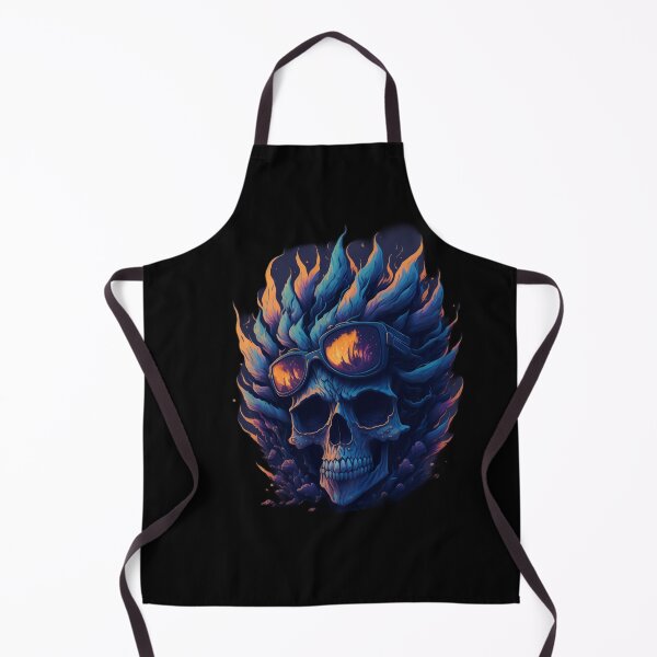 Item preview, Fire Rock Metal Flower Scull designed and sold by rockyRG.