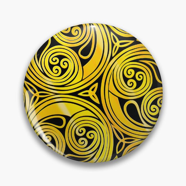 Item preview, Gold triskelle design 2 black fill designed and sold by Donkjonk.