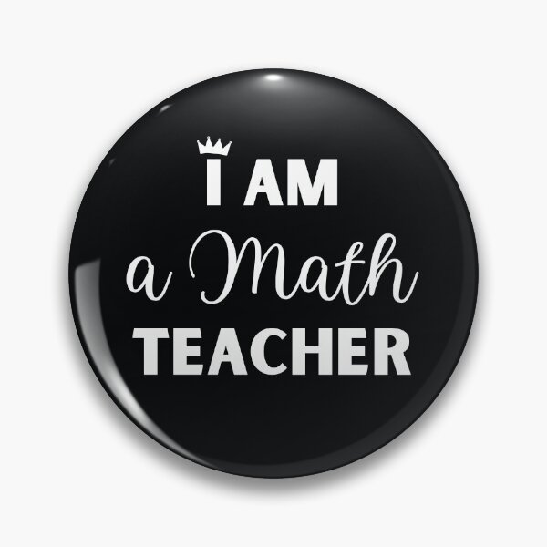 Item preview, I am a Math Teacher designed and sold by MathVerge.